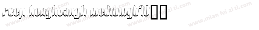 REEJI Honghuangli MediumGB10字体转换